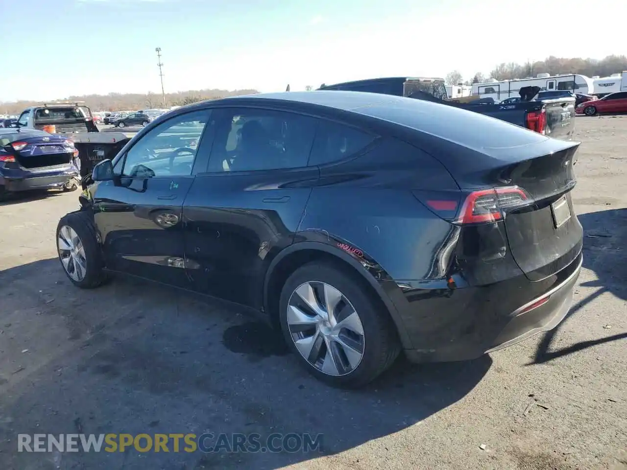 2 Photograph of a damaged car 7SAYGDEE8PA108582 TESLA MODEL Y 2023
