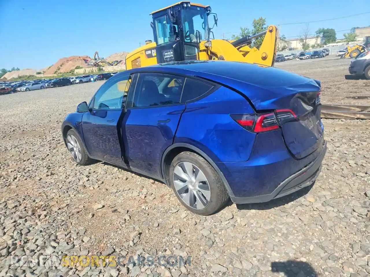 2 fotografías del automóvil dañado 7SAYGDEE8PA115208 TESLA MODEL Y 2023