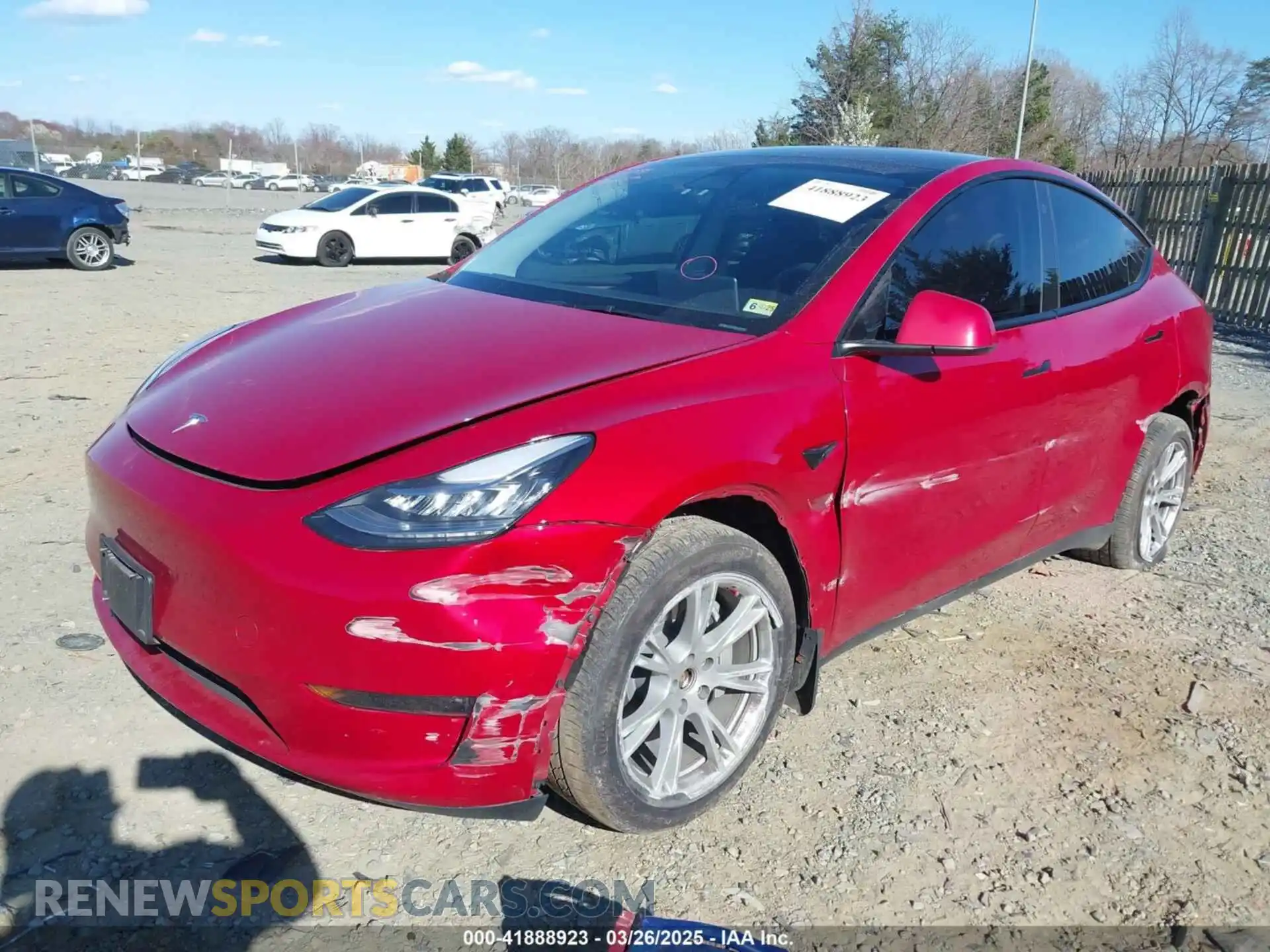 2 Photograph of a damaged car 7SAYGDEE8PA121218 TESLA MODEL Y 2023