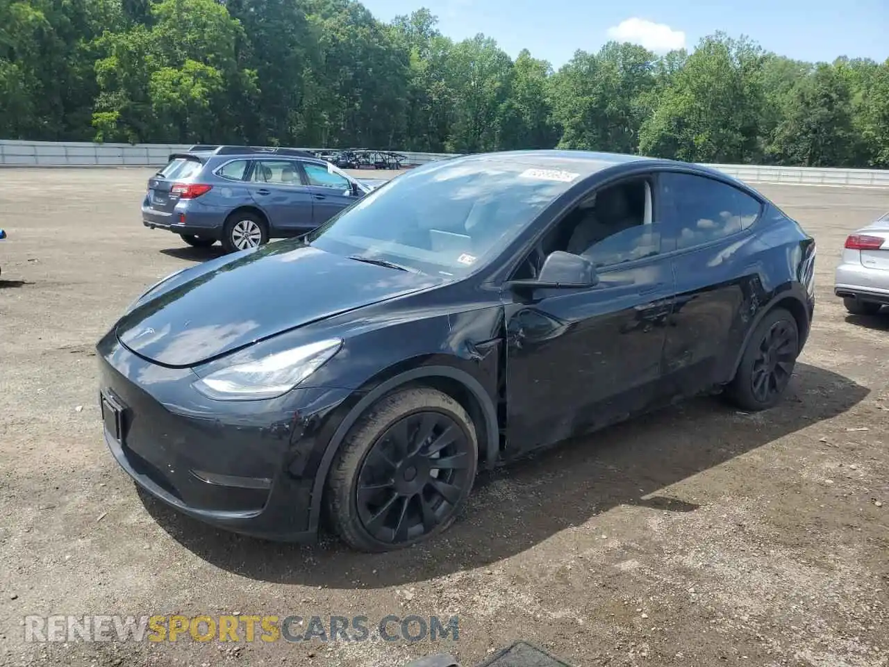 1 Photograph of a damaged car 7SAYGDEE8PA125298 TESLA MODEL Y 2023