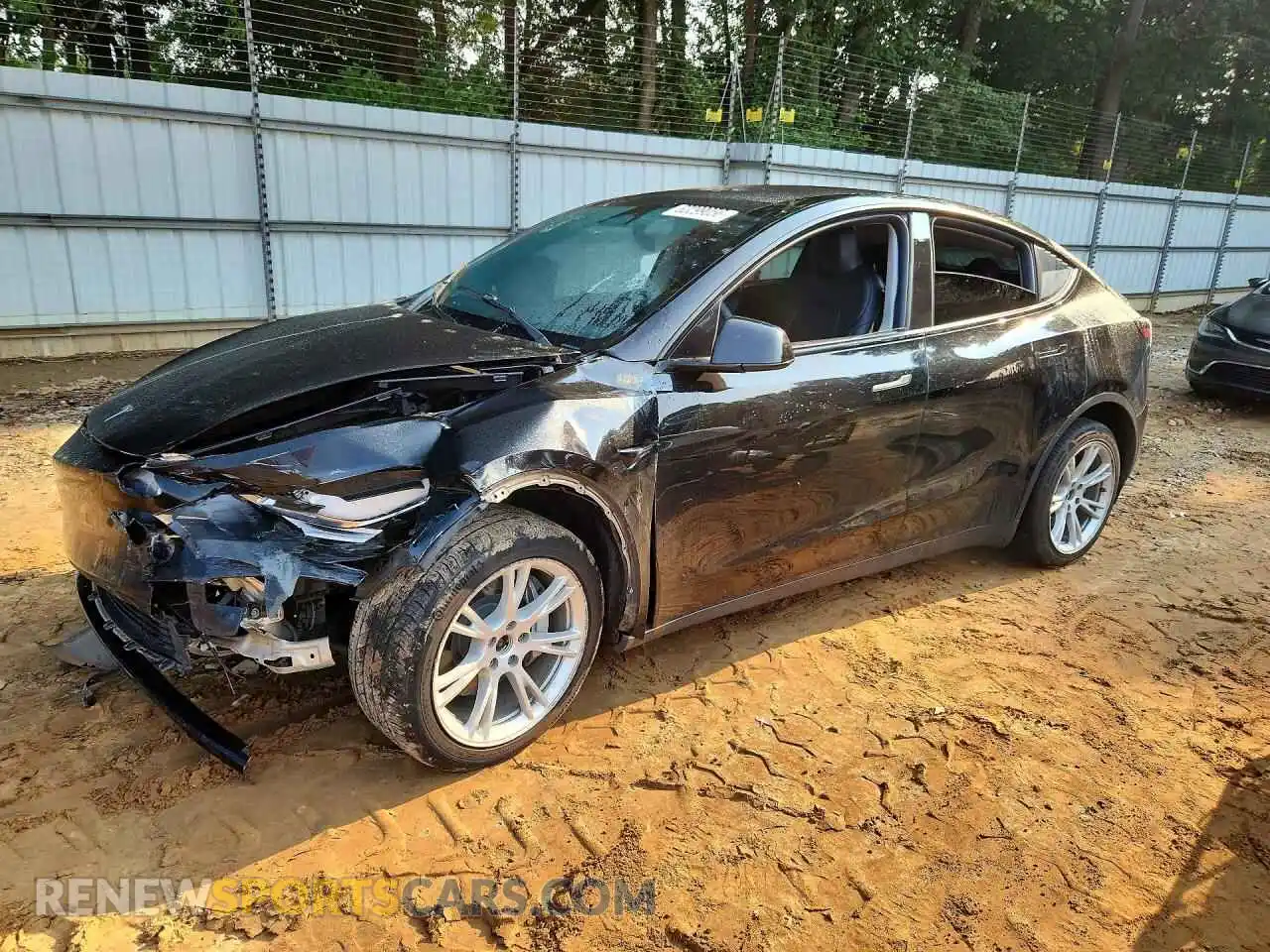 1 Photograph of a damaged car 7SAYGDEE8PA127844 TESLA MODEL Y 2023