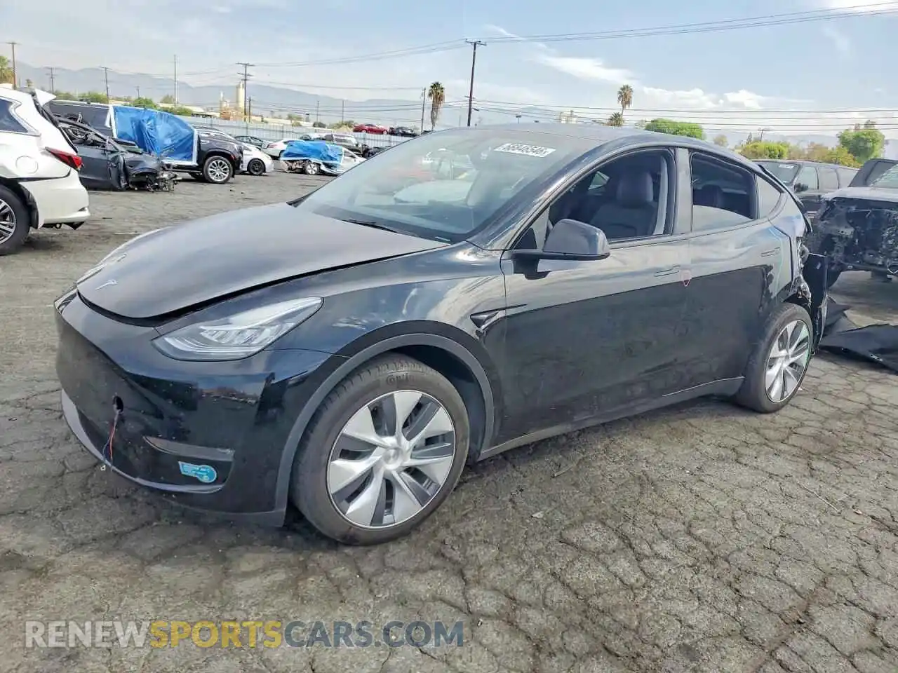 1 Photograph of a damaged car 7SAYGDEE8PA139346 TESLA MODEL Y 2023