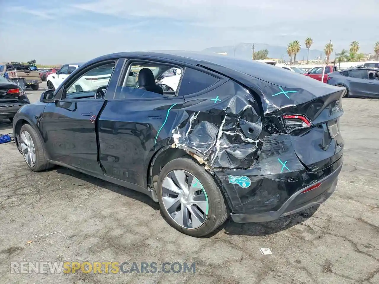 2 Photograph of a damaged car 7SAYGDEE8PA139346 TESLA MODEL Y 2023