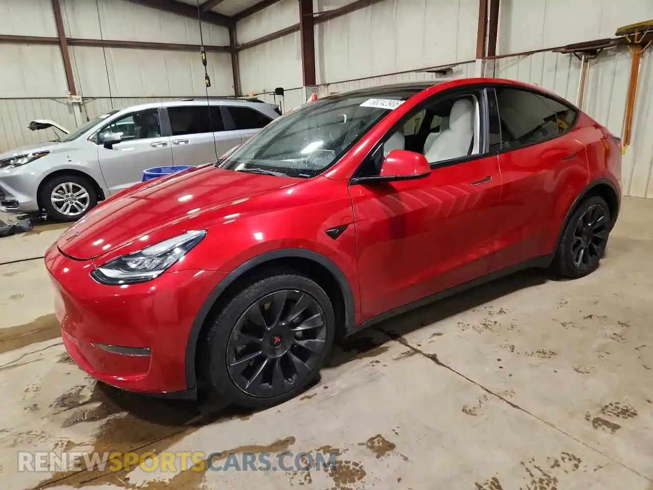 1 Photograph of a damaged car 7SAYGDEE8PA144465 TESLA MODEL Y 2023
