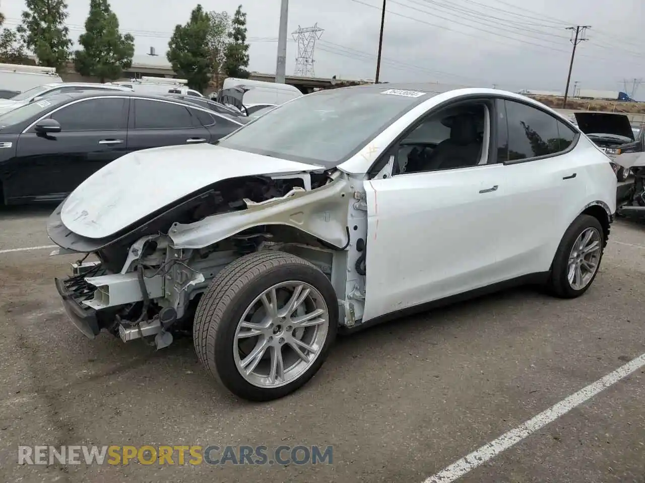 1 Photograph of a damaged car 7SAYGDEE8PA151450 TESLA MODEL Y 2023