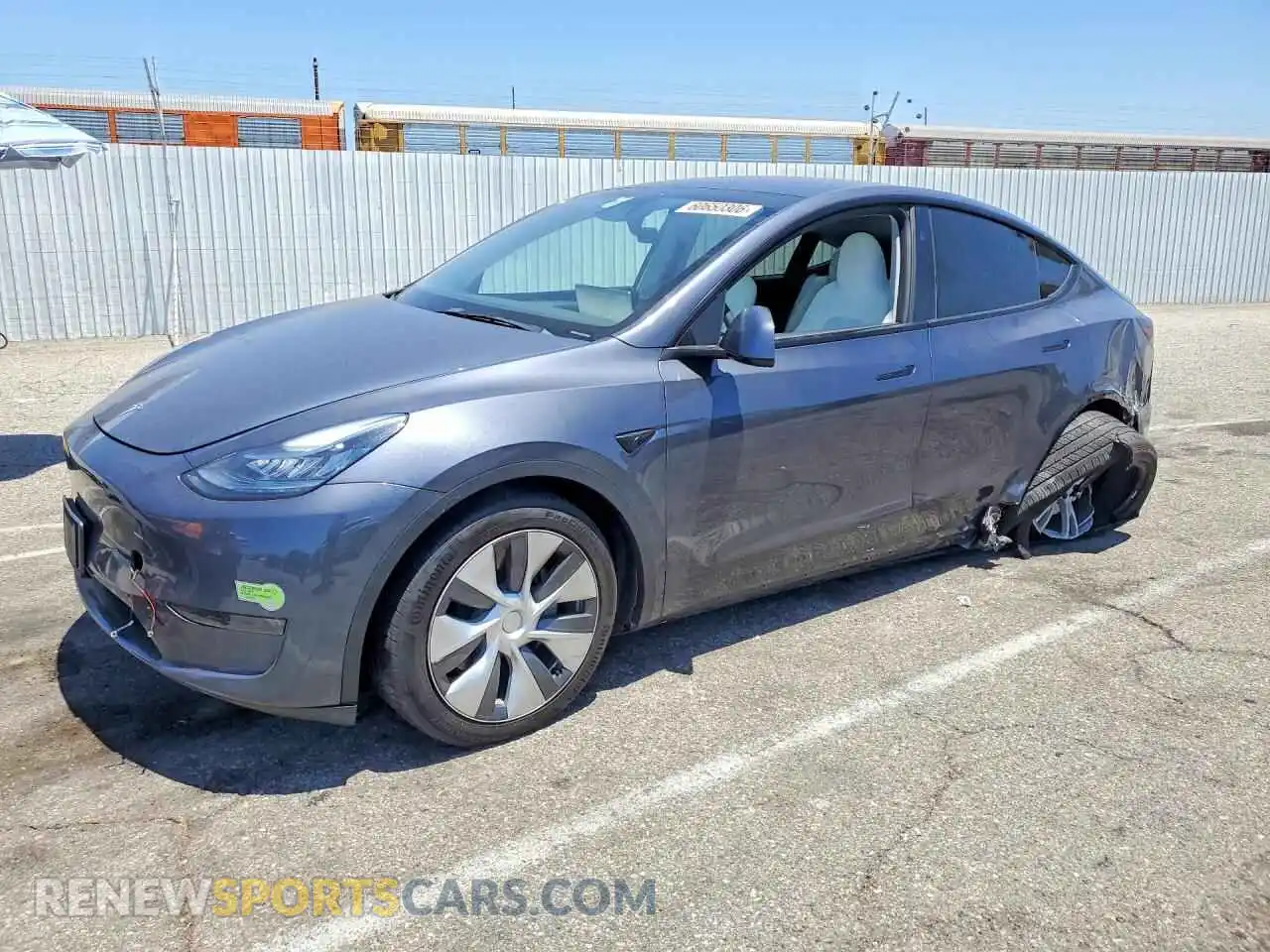1 Photograph of a damaged car 7SAYGDEE8PA153151 TESLA MODEL Y 2023