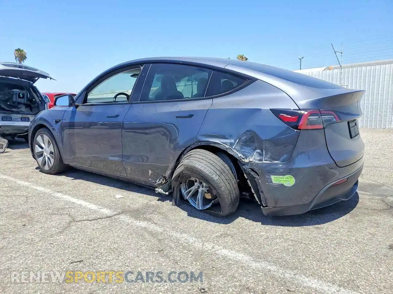 2 Photograph of a damaged car 7SAYGDEE8PA153151 TESLA MODEL Y 2023