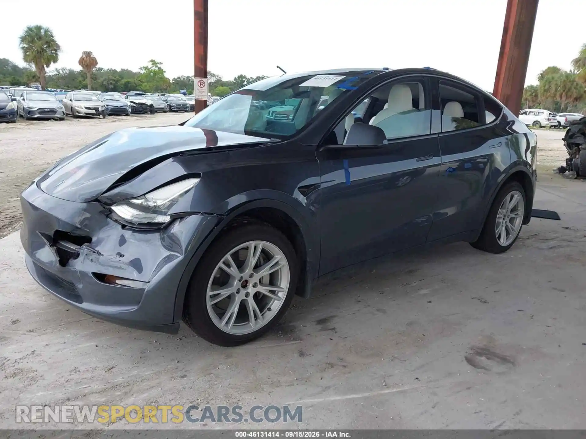 2 Photograph of a damaged car 7SAYGDEE8PA155482 TESLA MODEL Y 2023