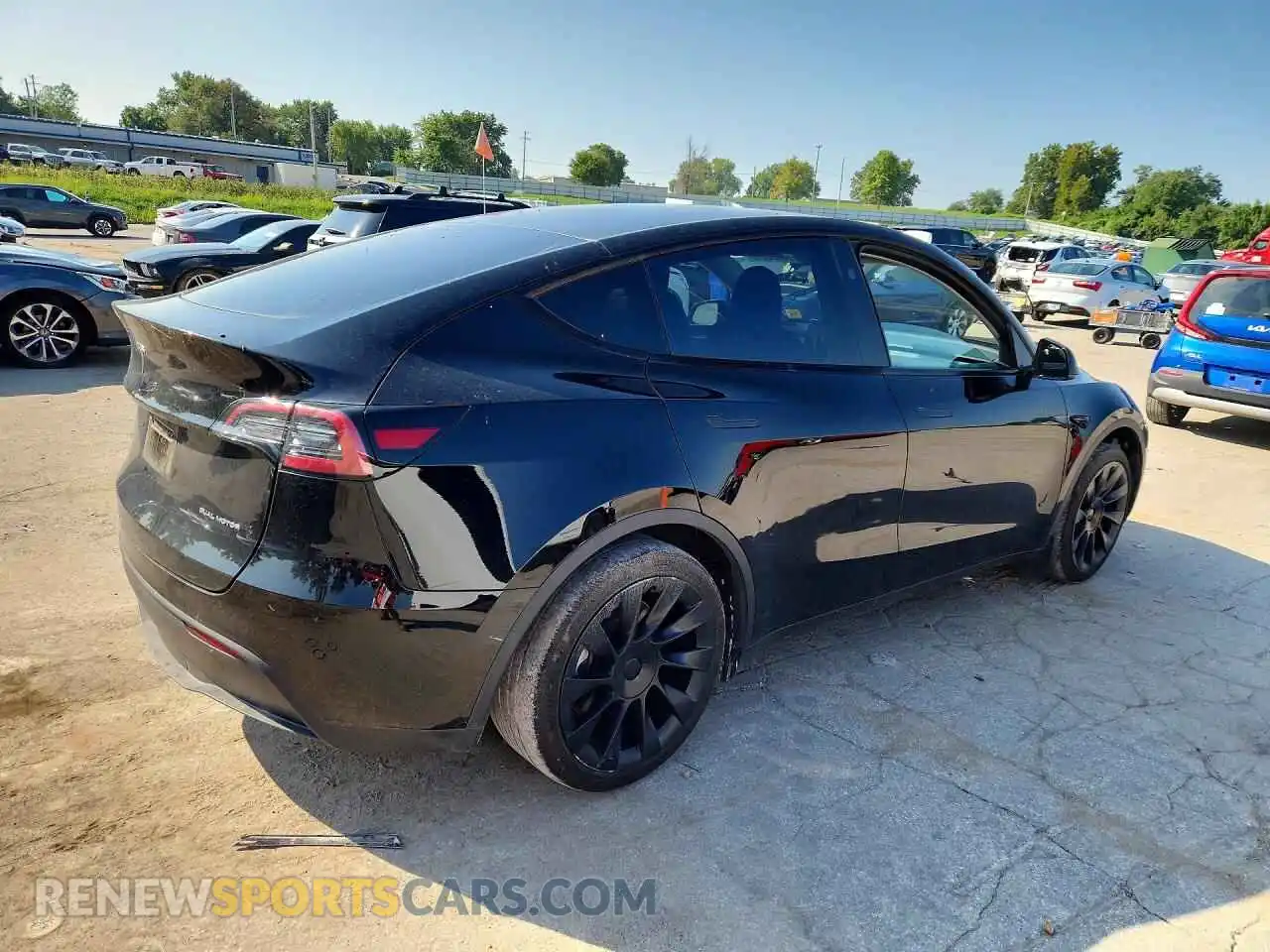 3 Photograph of a damaged car 7SAYGDEE8PA158270 TESLA MODEL Y 2023