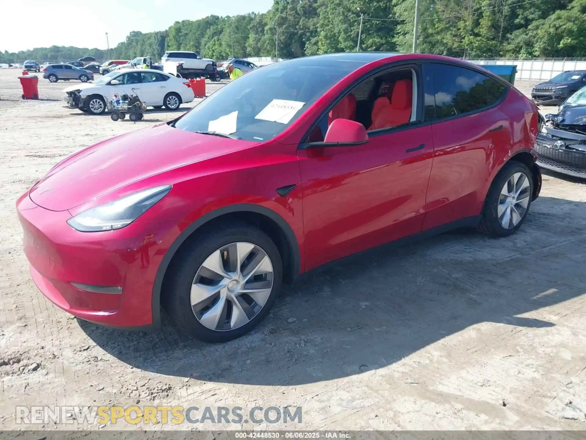 2 Photograph of a damaged car 7SAYGDEE8PA162061 TESLA MODEL Y 2023