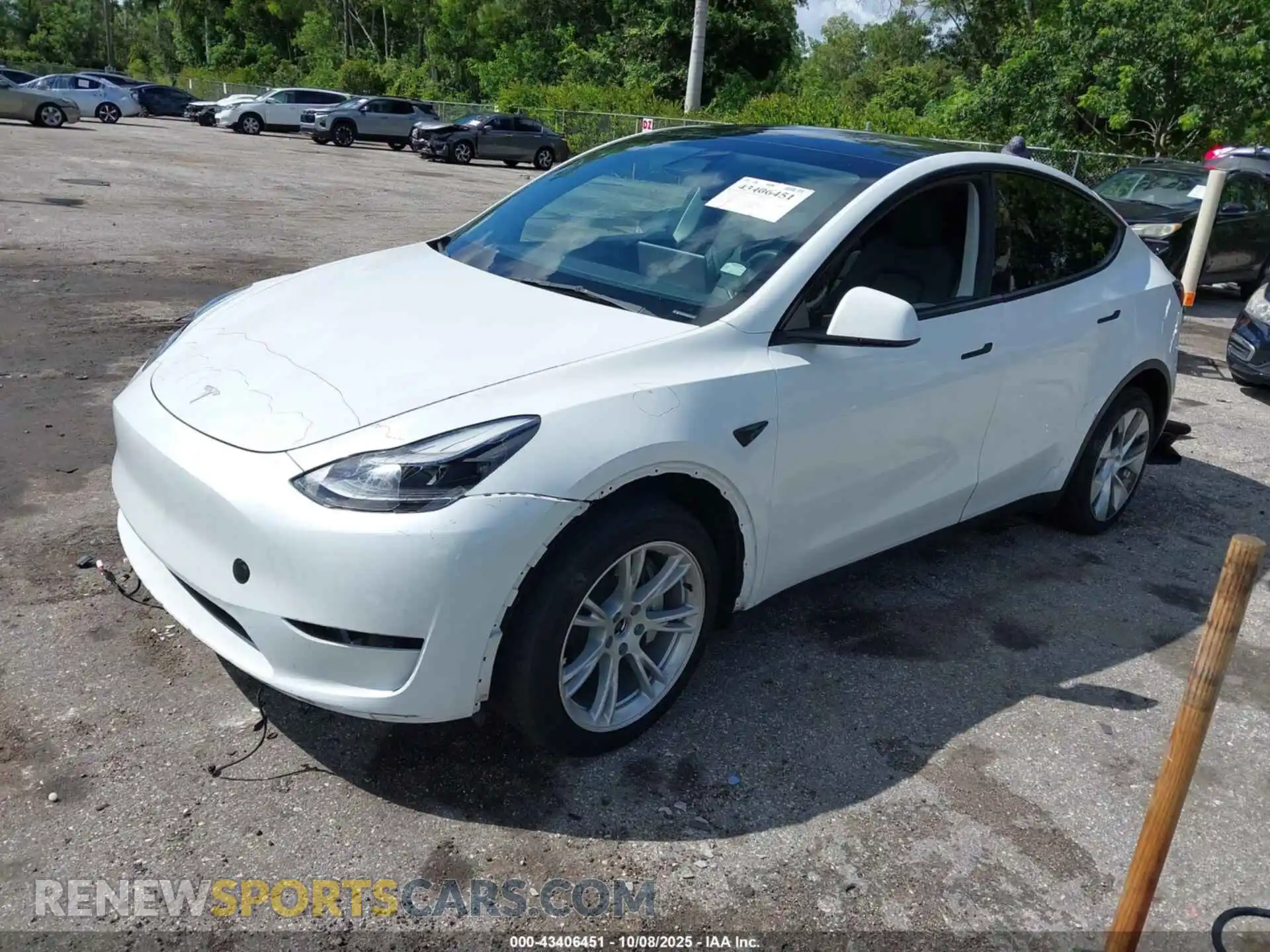2 Photograph of a damaged car 7SAYGDEE8PA167776 TESLA MODEL Y 2023