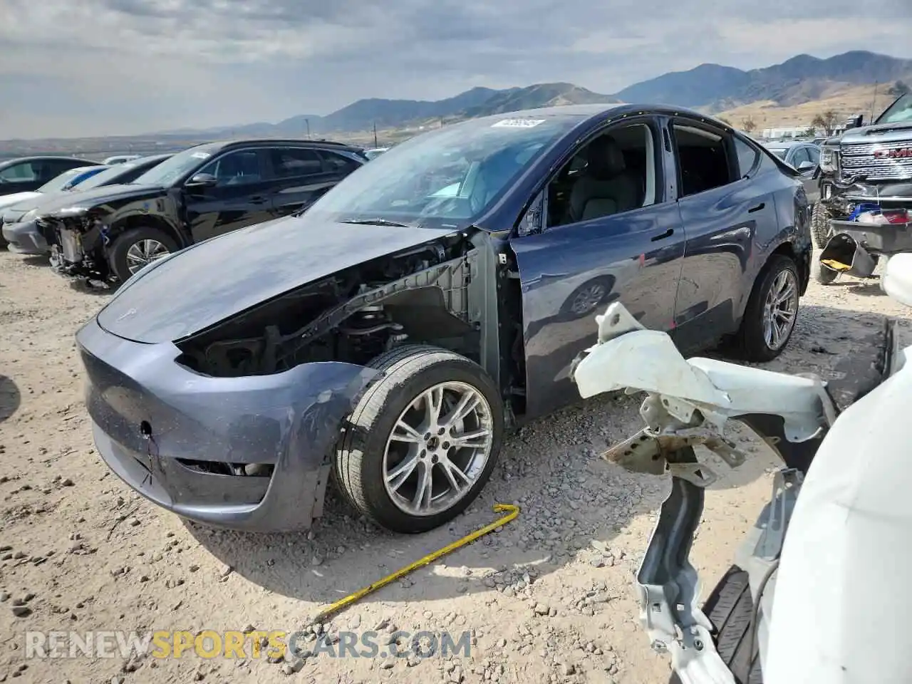 1 Photograph of a damaged car 7SAYGDEE8PA169334 TESLA MODEL Y 2023