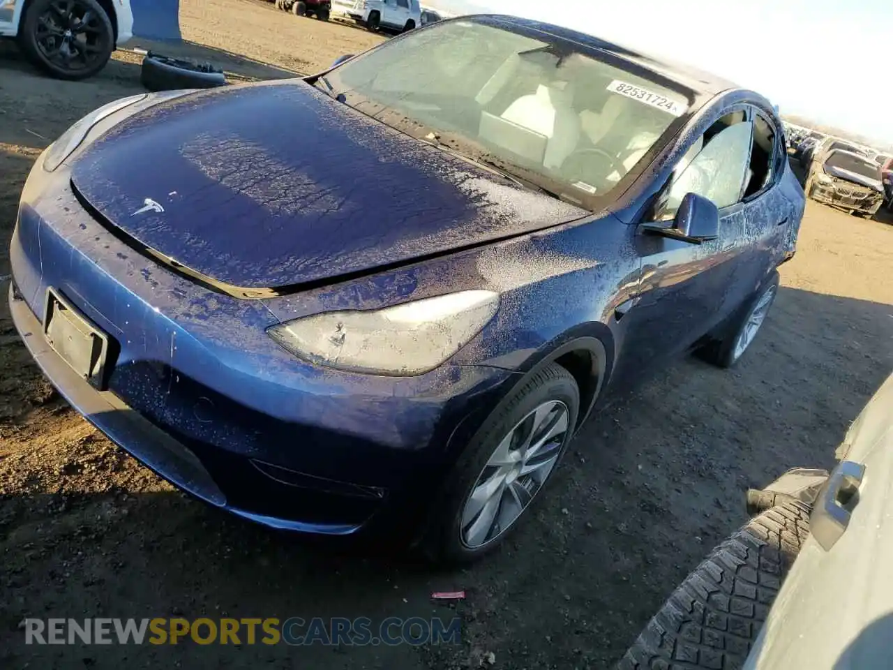1 Photograph of a damaged car 7SAYGDEE8PA173271 TESLA MODEL Y 2023