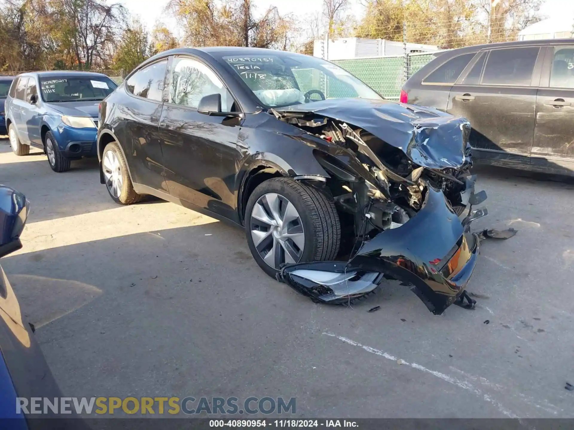 1 Photograph of a damaged car 7SAYGDEE8PA177580 TESLA MODEL Y 2023