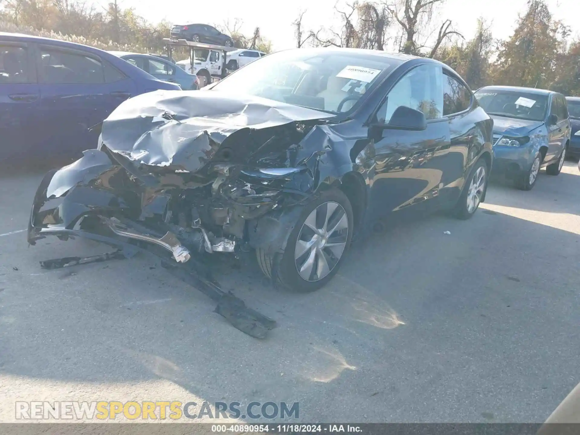 2 Photograph of a damaged car 7SAYGDEE8PA177580 TESLA MODEL Y 2023