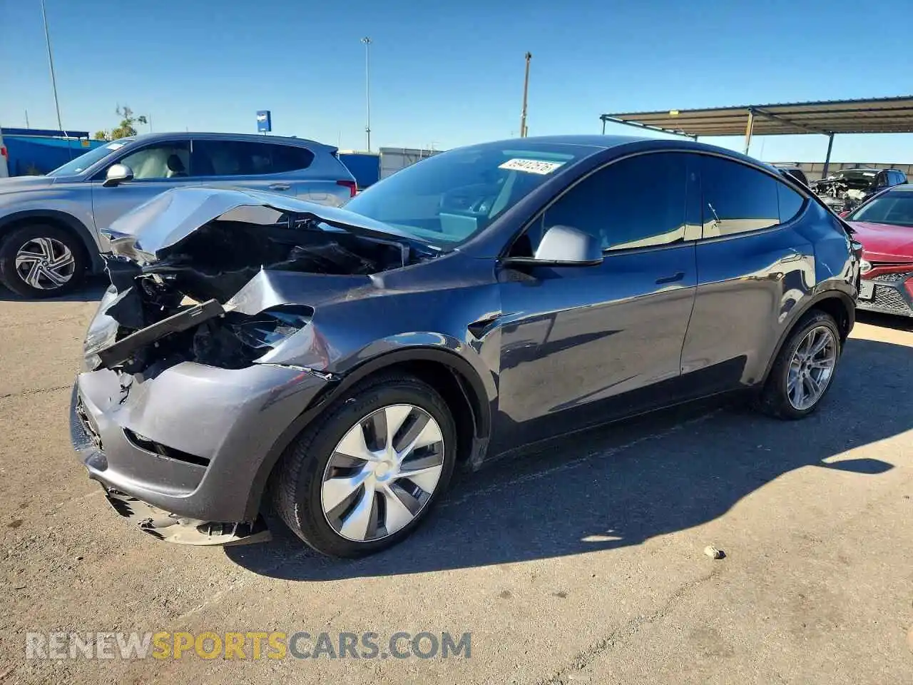 1 fotografías del automóvil dañado 7SAYGDEE8PA191009 TESLA MODEL Y 2023