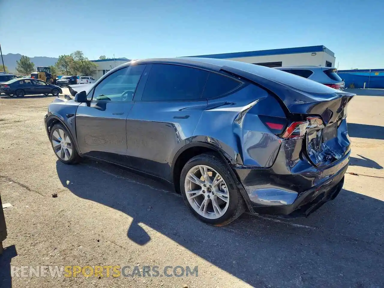 2 fotografías del automóvil dañado 7SAYGDEE8PA191009 TESLA MODEL Y 2023