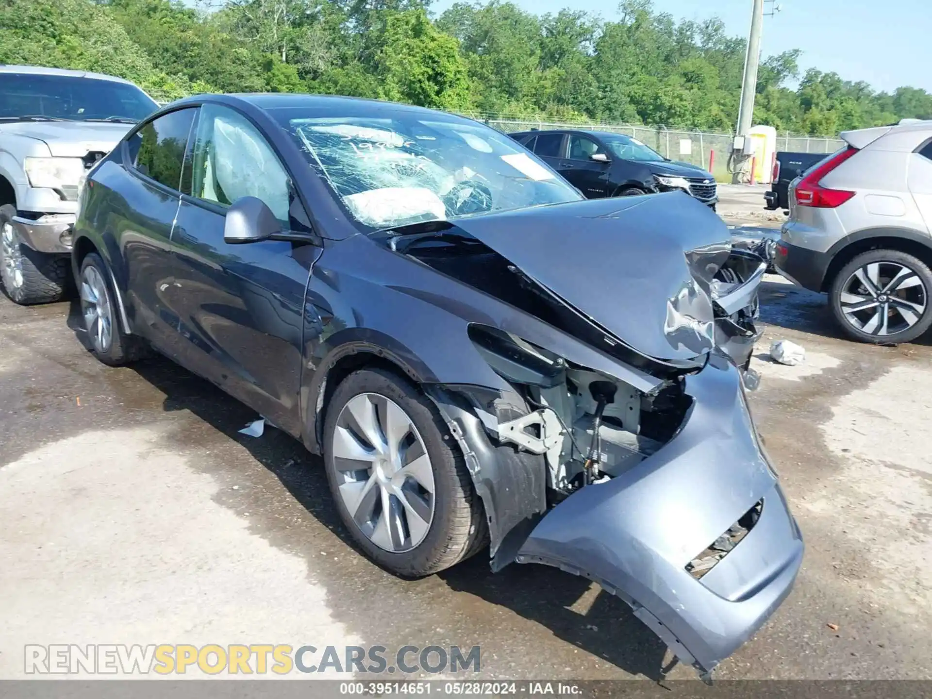 1 Photograph of a damaged car 7SAYGDEE8PA198655 TESLA MODEL Y 2023