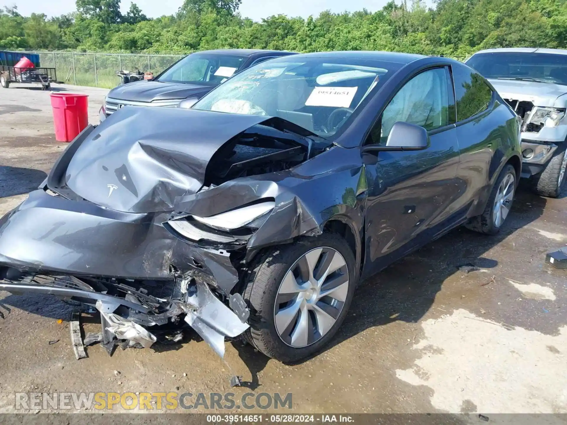 2 Photograph of a damaged car 7SAYGDEE8PA198655 TESLA MODEL Y 2023