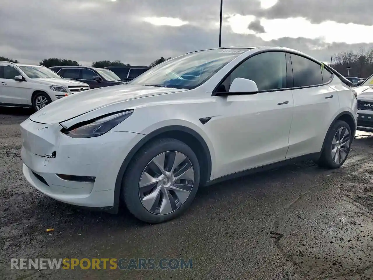 1 Photograph of a damaged car 7SAYGDEE8PA199093 TESLA MODEL Y 2023