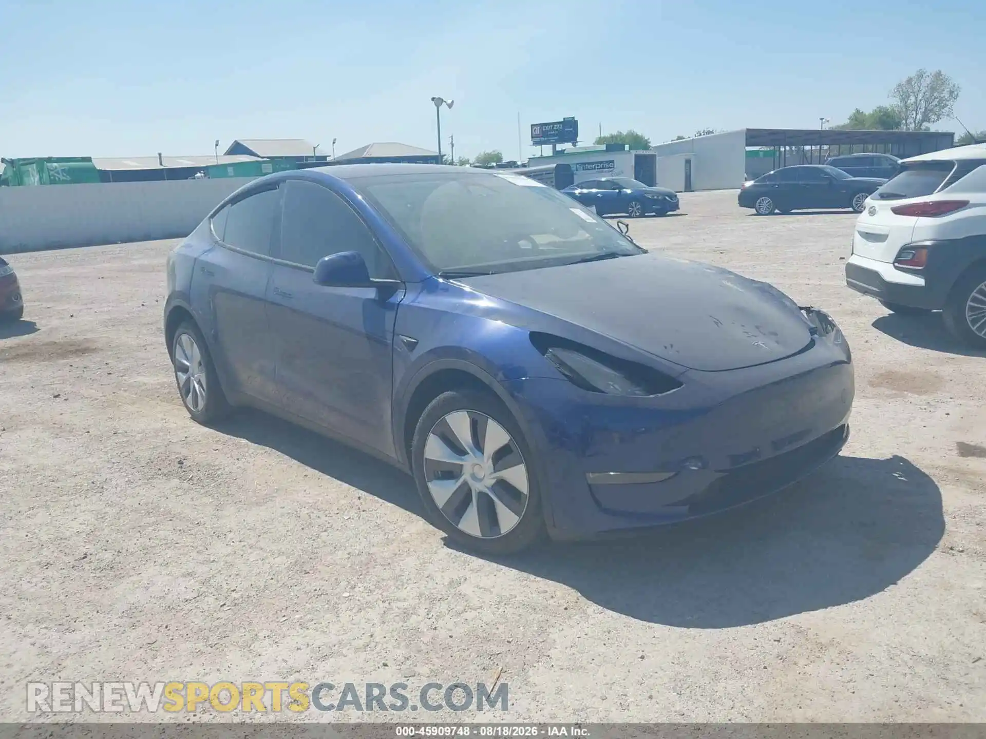 1 Photograph of a damaged car 7SAYGDEE8PA199949 TESLA MODEL Y 2023