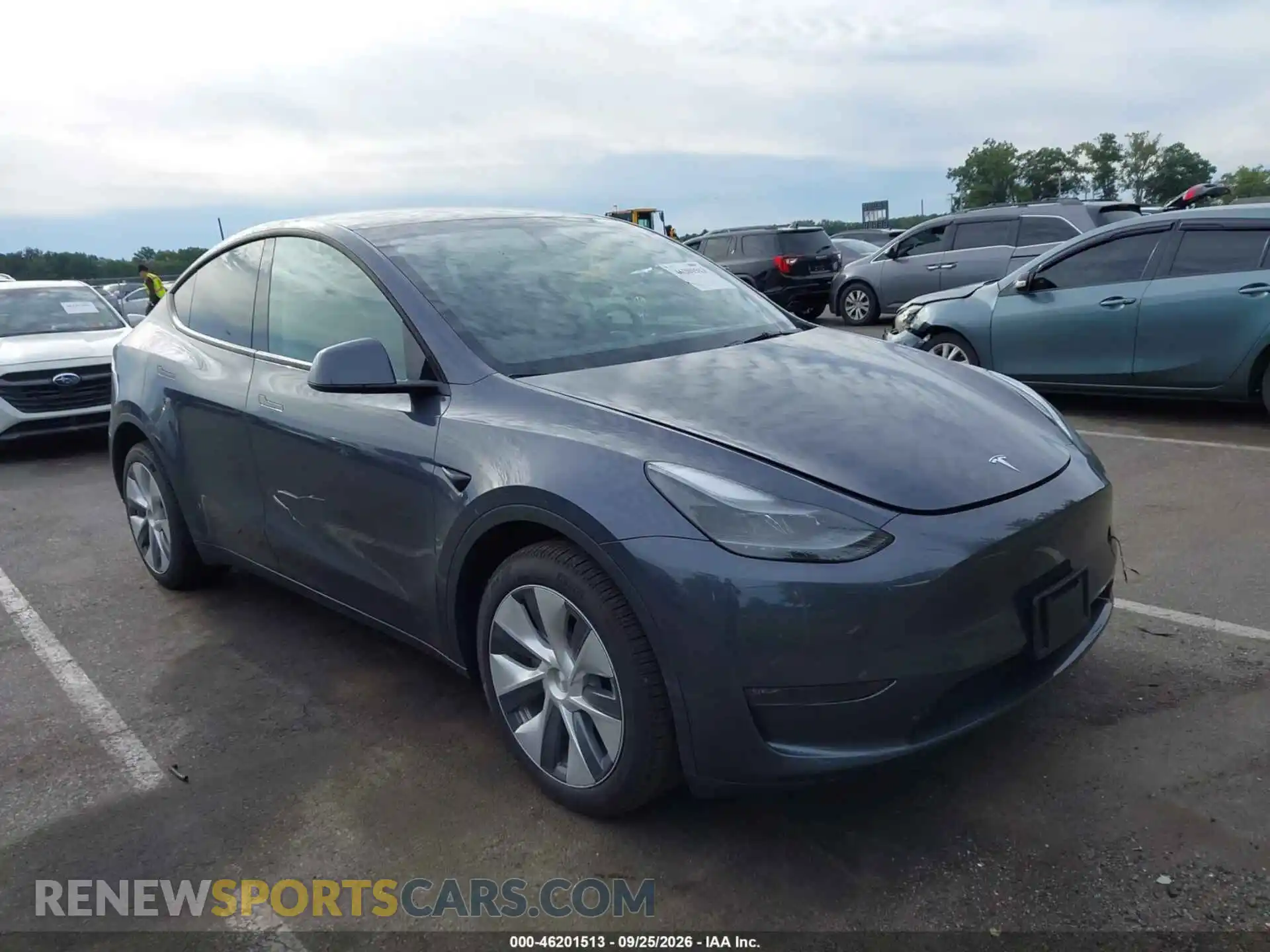 1 Photograph of a damaged car 7SAYGDEE8PA203241 TESLA MODEL Y 2023