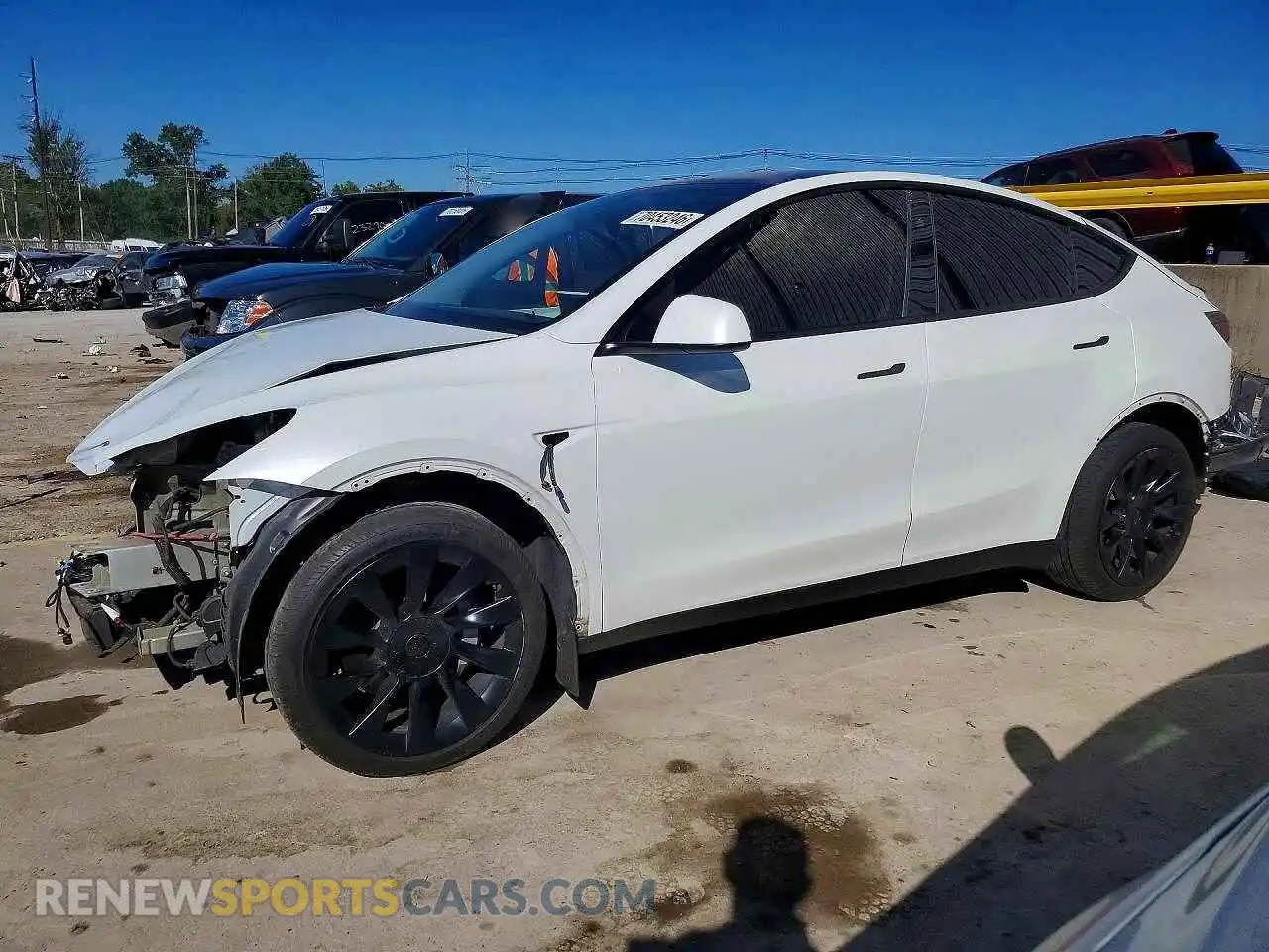 1 fotografías del automóvil dañado 7SAYGDEE8PA203675 TESLA MODEL Y 2023