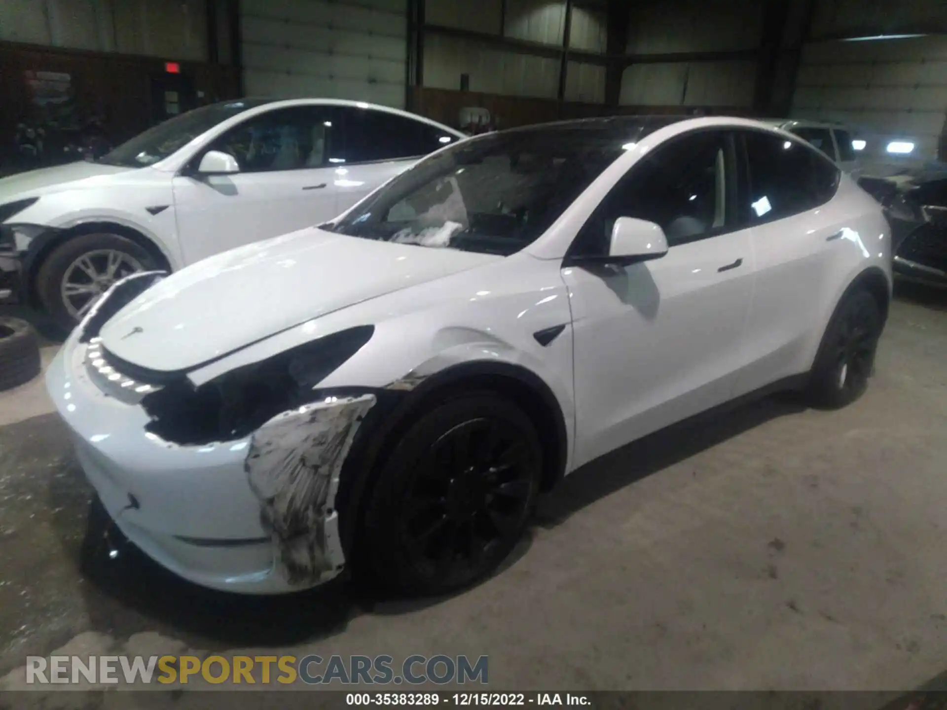 2 Photograph of a damaged car 7SAYGDEE8PF593941 TESLA MODEL Y 2023