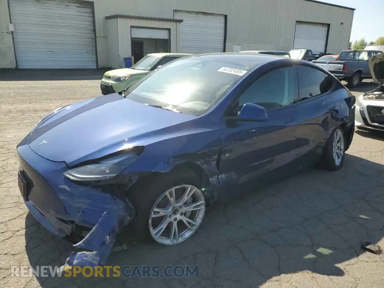 1 Photograph of a damaged car 7SAYGDEE8PF628512 TESLA MODEL Y 2023
