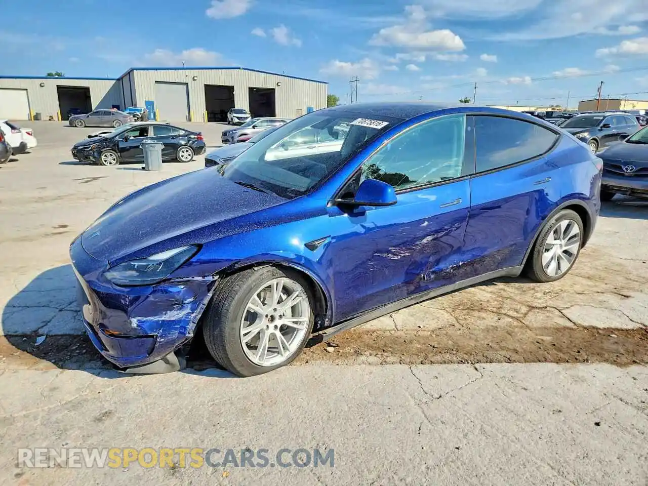 1 Photograph of a damaged car 7SAYGDEE8PF639140 TESLA MODEL Y 2023