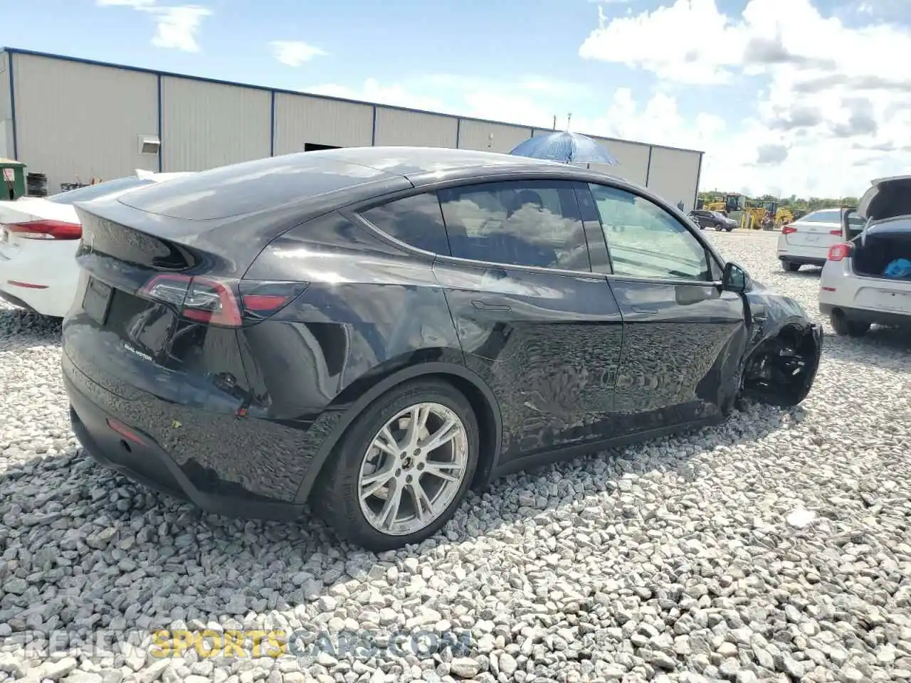 3 fotografías del automóvil dañado 7SAYGDEE8PF648436 TESLA MODEL Y 2023