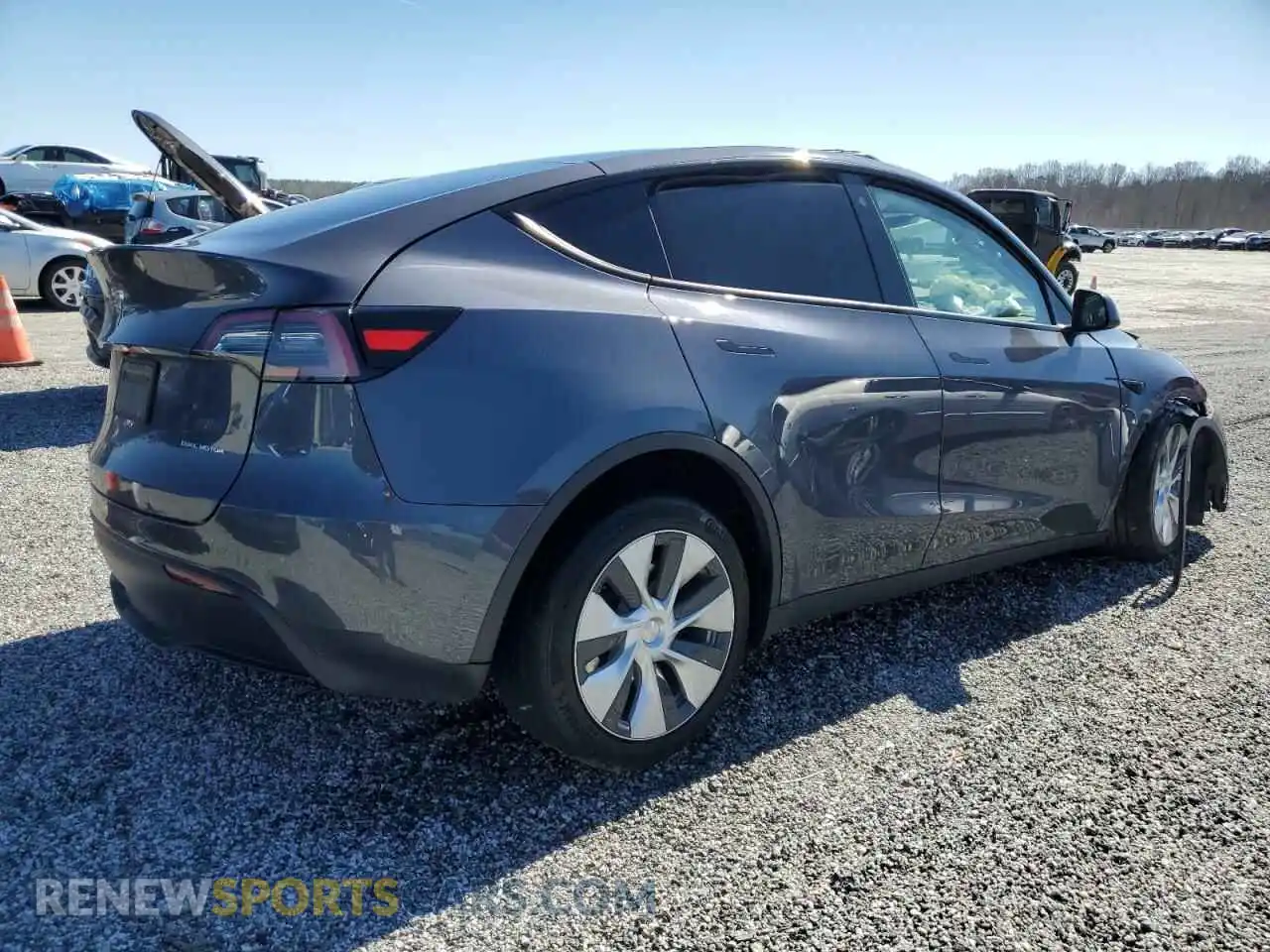 3 Photograph of a damaged car 7SAYGDEE8PF669268 TESLA MODEL Y 2023