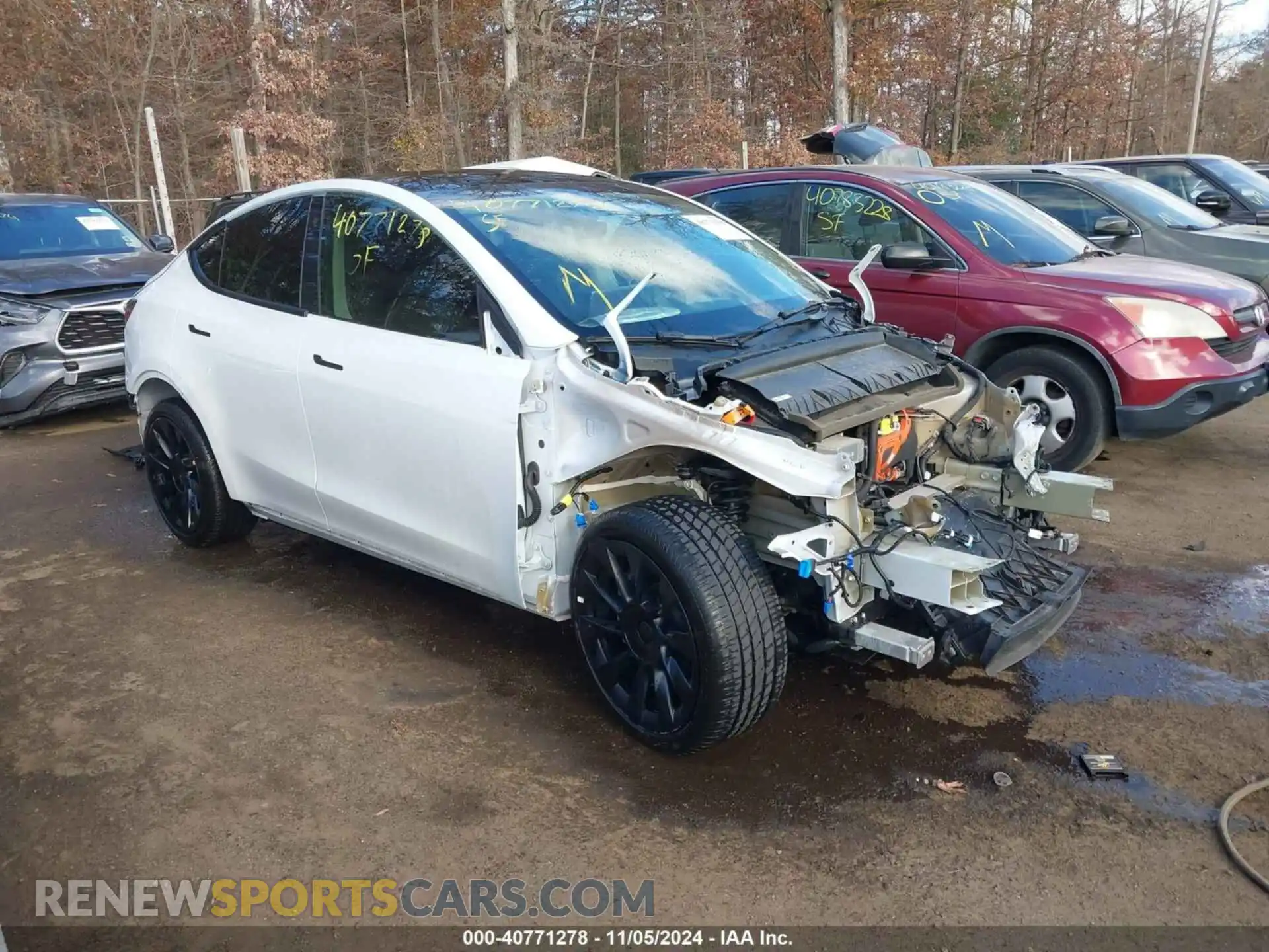 1 Photograph of a damaged car 7SAYGDEE8PF692744 TESLA MODEL Y 2023