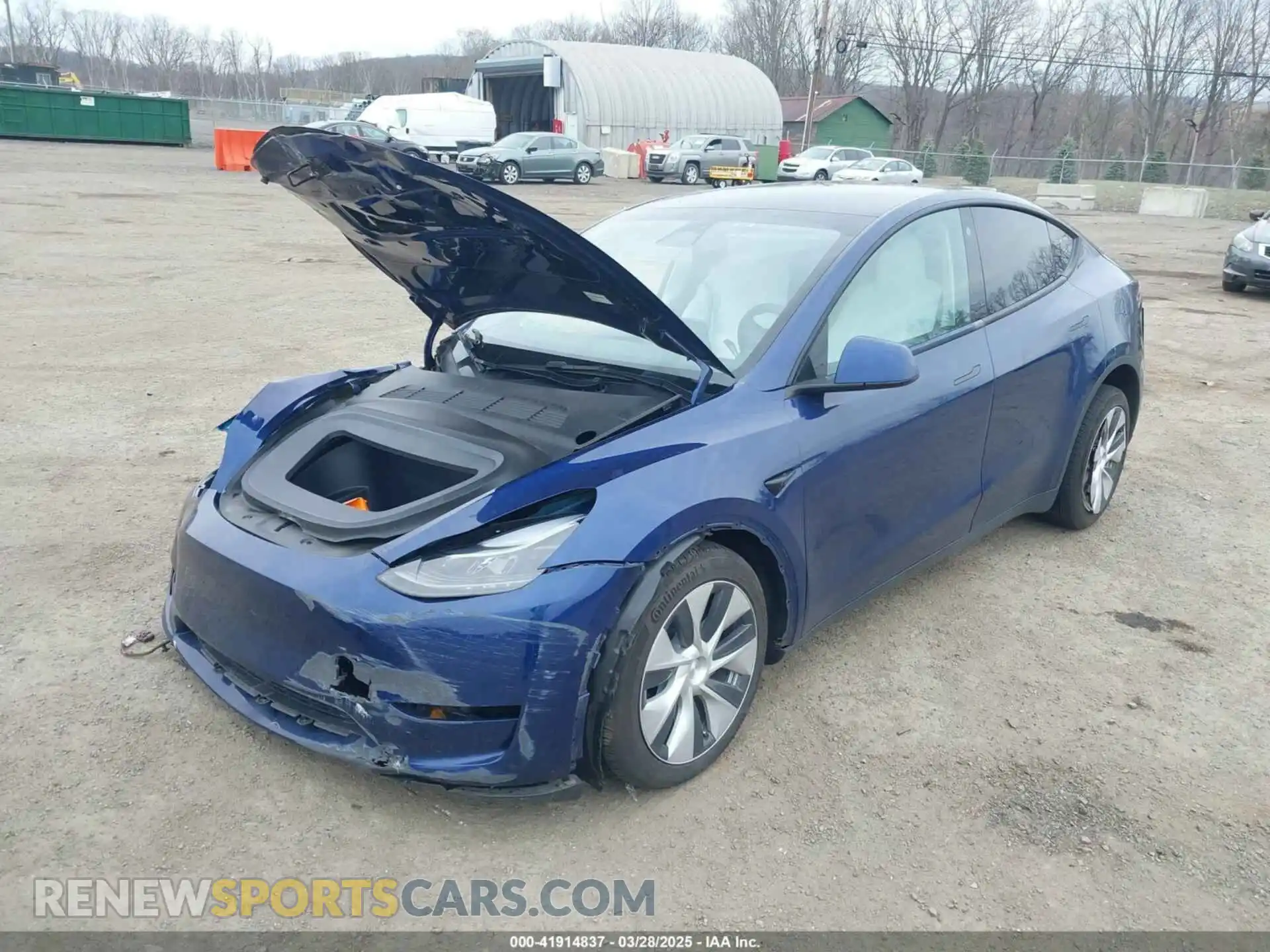 2 Photograph of a damaged car 7SAYGDEE8PF702804 TESLA MODEL Y 2023