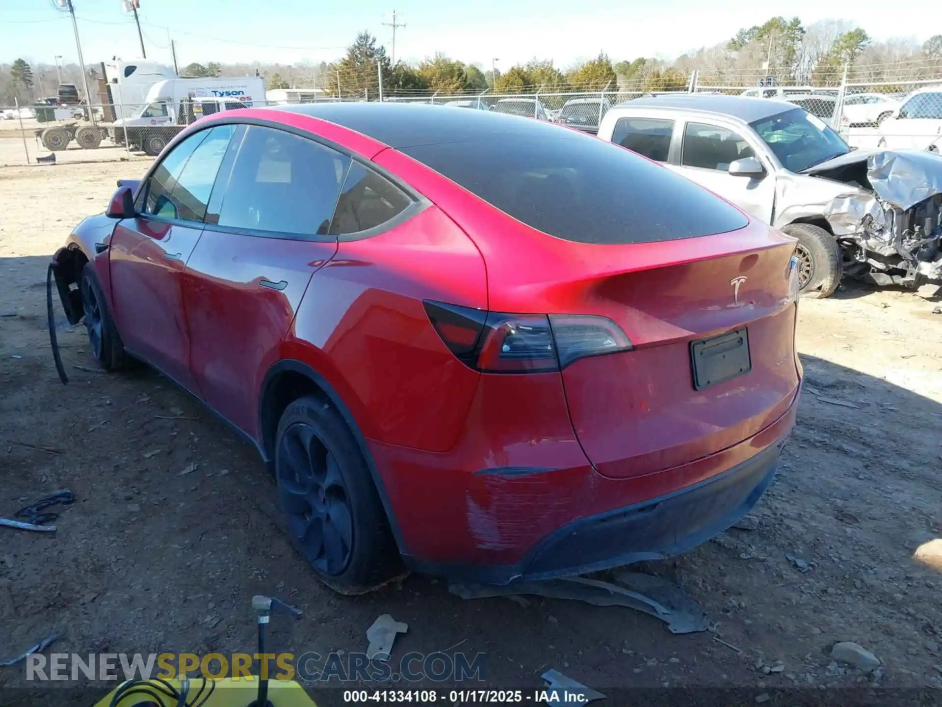 3 Photograph of a damaged car 7SAYGDEE8PF709459 TESLA MODEL Y 2023