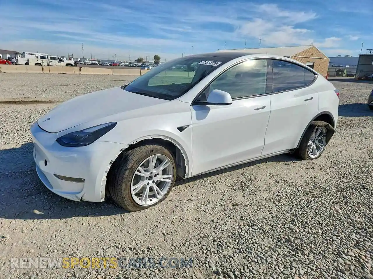 1 Фотография поврежденного автомобиля 7SAYGDEE8PF713169 TESLA MODEL Y 2023