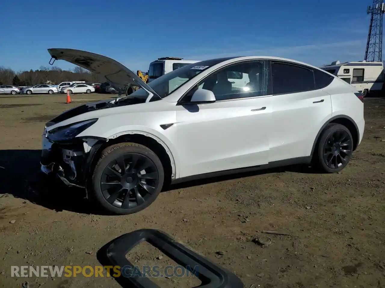 1 Photograph of a damaged car 7SAYGDEE8PF749606 TESLA MODEL Y 2023
