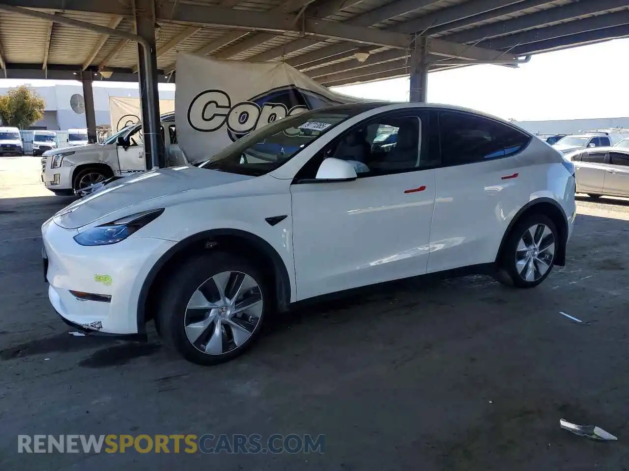 1 Photograph of a damaged car 7SAYGDEE8PF760363 TESLA MODEL Y 2023