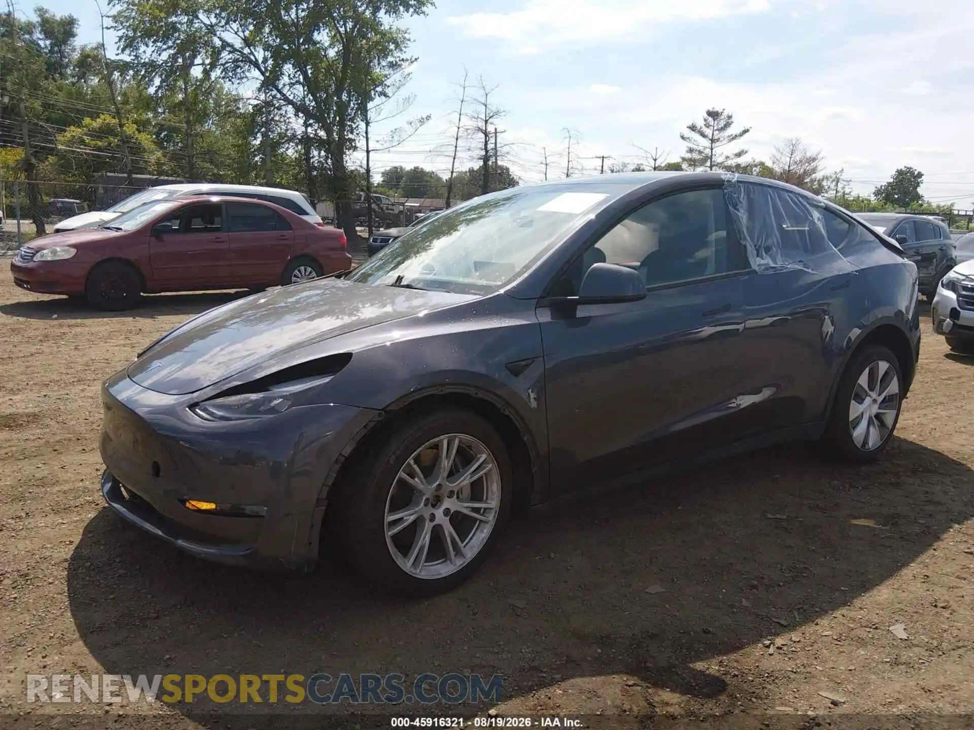 2 fotografías del automóvil dañado 7SAYGDEE8PF799499 TESLA MODEL Y 2023