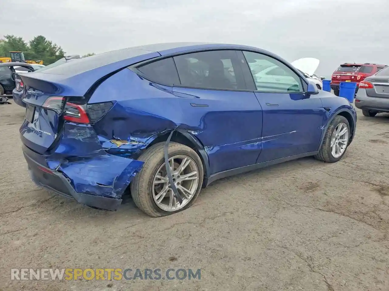 3 Photograph of a damaged car 7SAYGDEE8PF802997 TESLA MODEL Y 2023