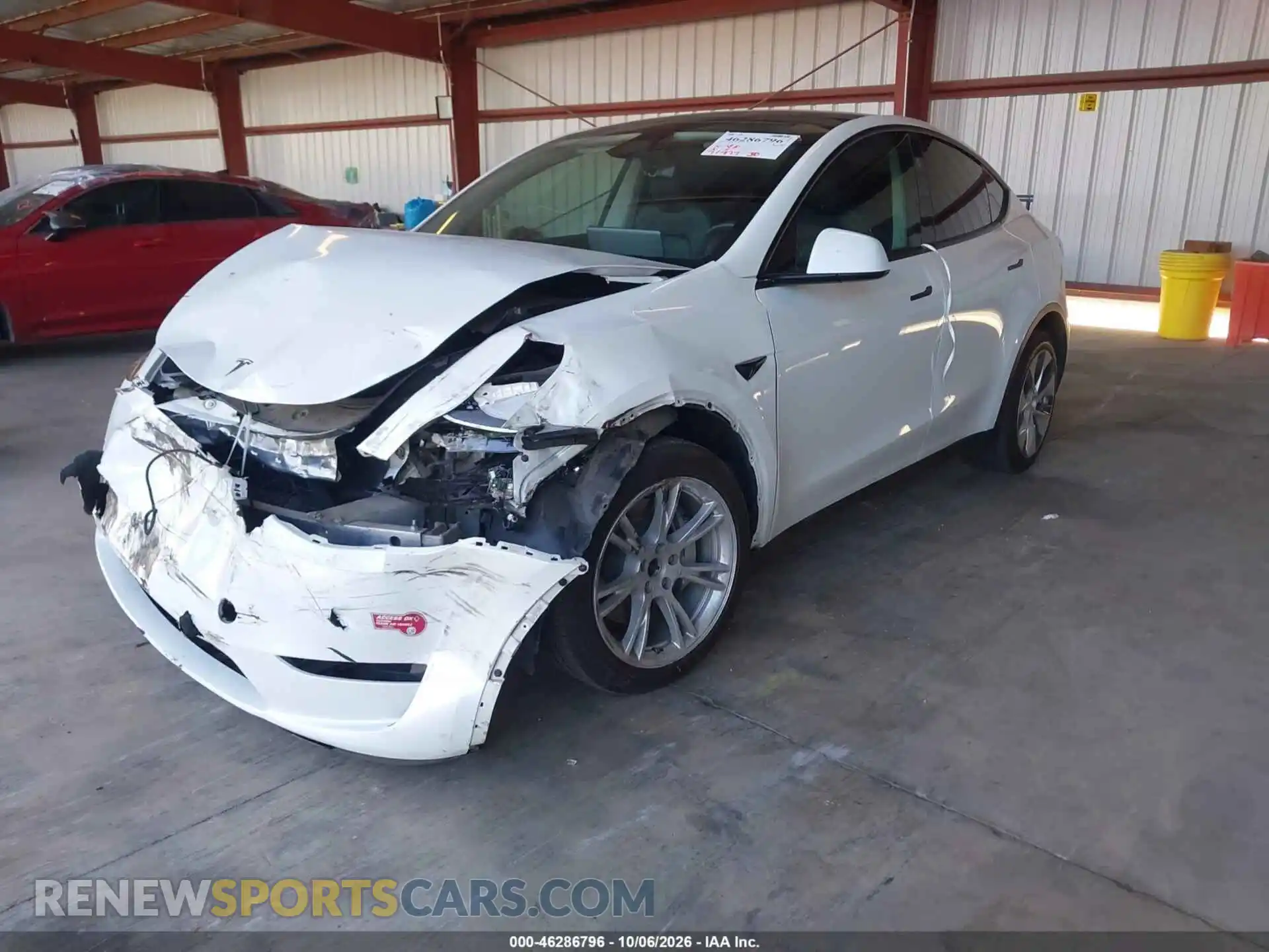 2 Фотография поврежденного автомобиля 7SAYGDEE8PF824689 TESLA MODEL Y 2023