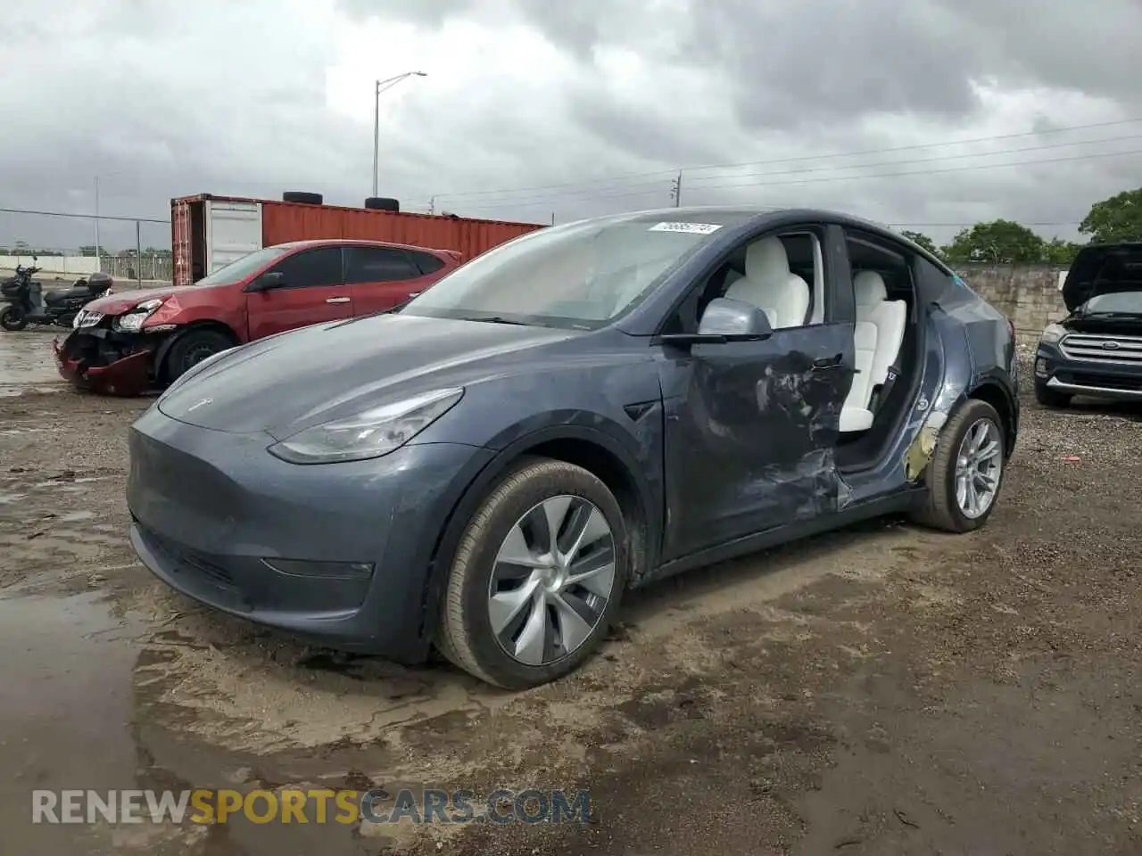 1 Photograph of a damaged car 7SAYGDEE8PF854503 TESLA MODEL Y 2023