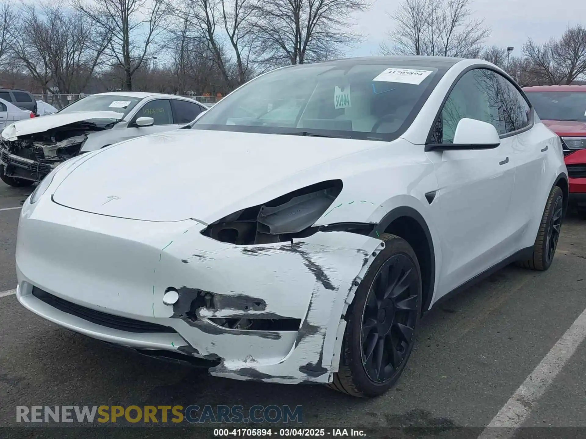 2 Photograph of a damaged car 7SAYGDEE8PF877845 TESLA MODEL Y 2023