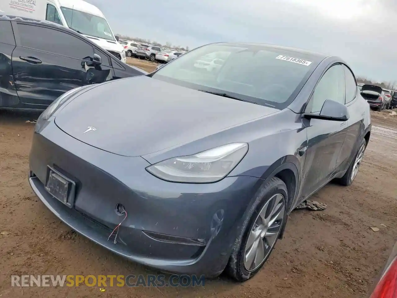 1 Photograph of a damaged car 7SAYGDEE8PF880597 TESLA MODEL Y 2023