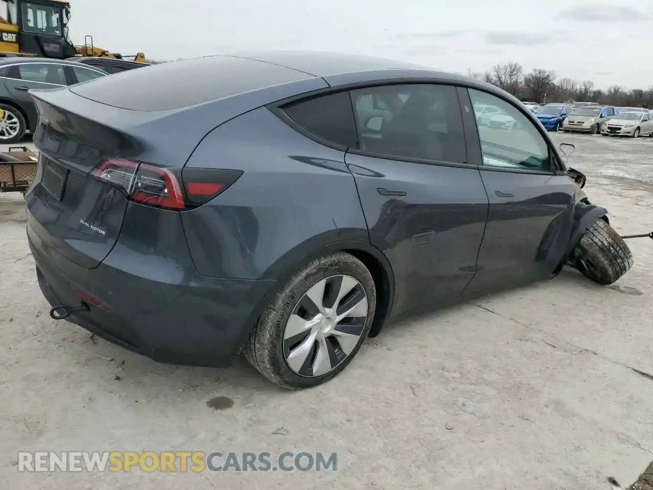 3 Фотография поврежденного автомобиля 7SAYGDEE8PF884567 TESLA MODEL Y 2023
