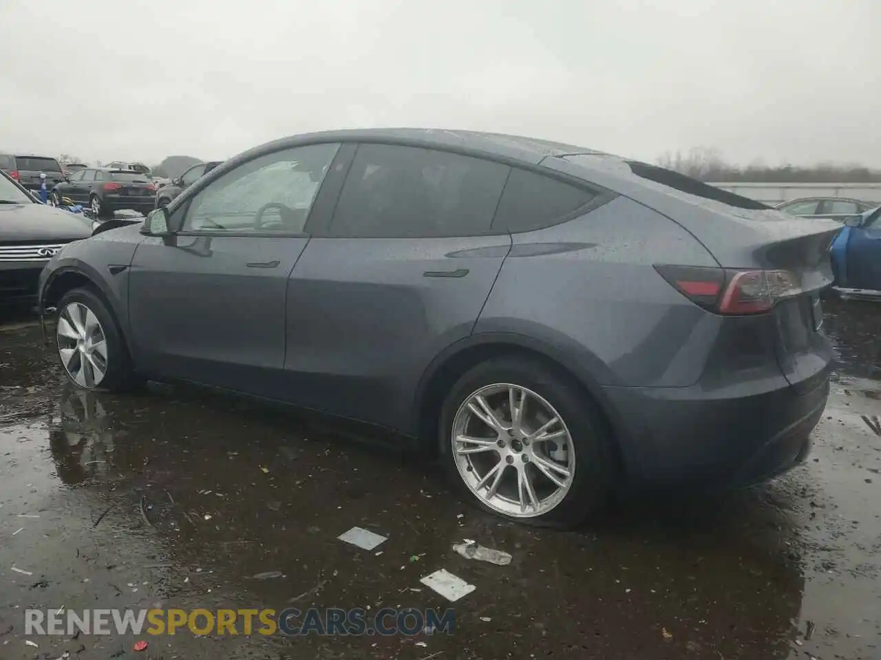 2 Photograph of a damaged car 7SAYGDEE8PF895293 TESLA MODEL Y 2023