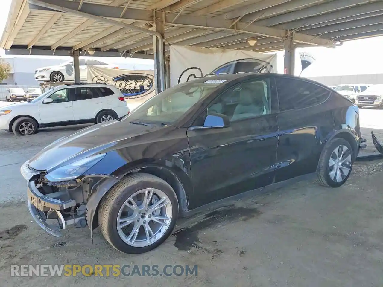 1 Фотография поврежденного автомобиля 7SAYGDEE8PF901190 TESLA MODEL Y 2023