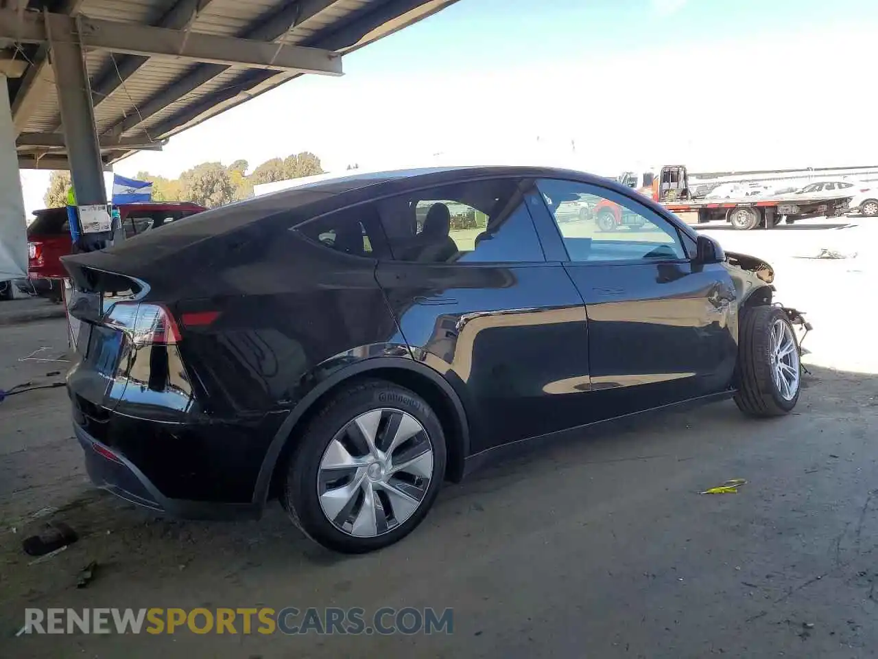 3 Фотография поврежденного автомобиля 7SAYGDEE8PF901190 TESLA MODEL Y 2023
