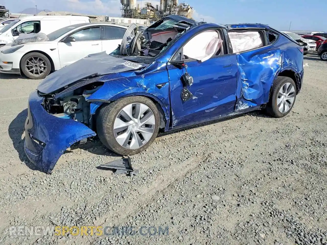 1 Photograph of a damaged car 7SAYGDEE8PF948977 TESLA MODEL Y 2023