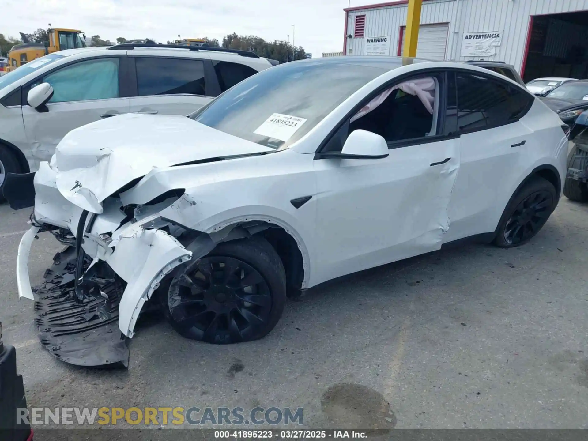 2 Photograph of a damaged car 7SAYGDEE9PA026005 TESLA MODEL Y 2023